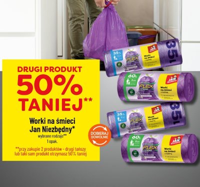 Worki na śmieci Flex Strong 35L promocja w POLOmarket