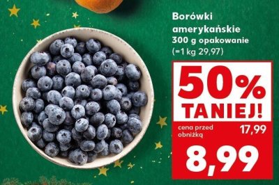 Borówki amerykańskie promocja w Kaufland
