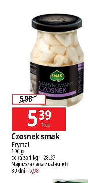 Czosnek marynowany klasyczny Smak promocja