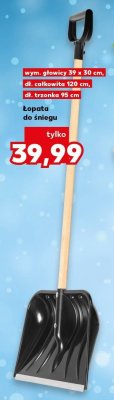 Łopata do śniegu promocja w Kaufland