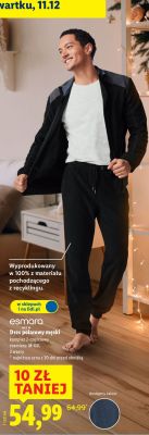 Dres polarowy męski esmara MEN promocja w Lidl