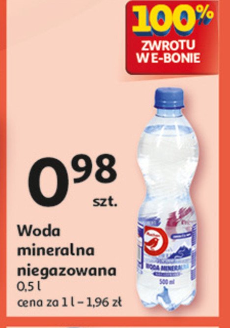 Woda niegazowana Auchan promocja