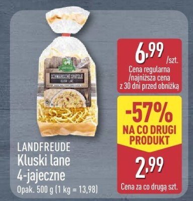 Kluski łane 4-jajeczne  promocja w Aldi