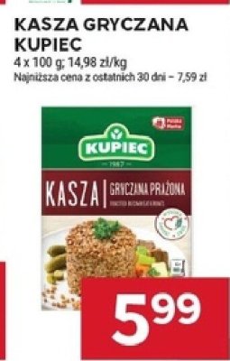 Kasza gryczana Kupiec promocja w Stokrotka