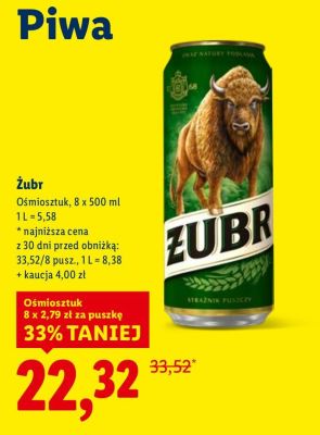 Piwo promocja w Lidl