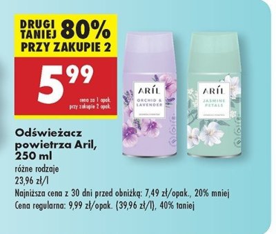 Odświażacz powietrza jasmine petals Aril promocja