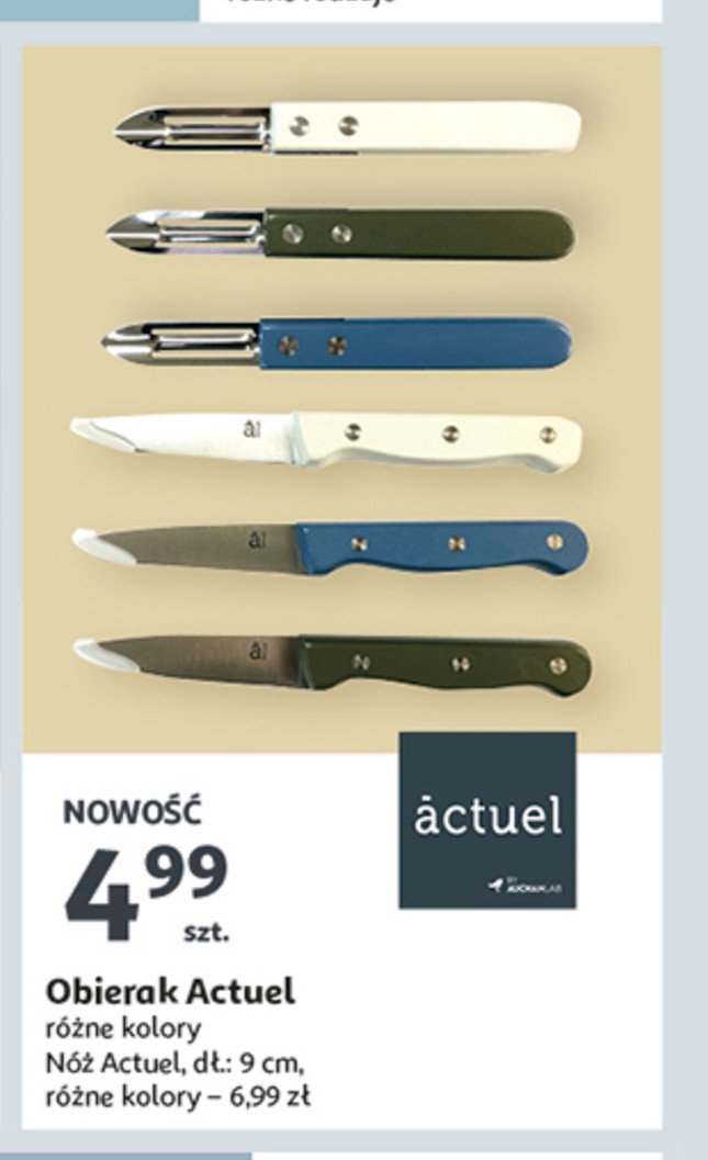 Nóż 9 cm Actuel promocja