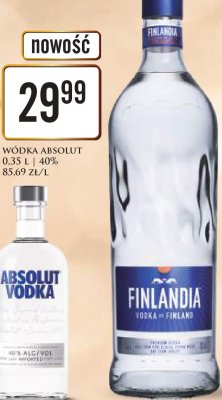 Wódka Finlandia promocja w Dino