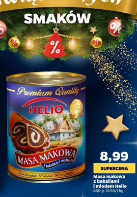 Masa makowa z bakaliami i miodem promocja w Netto