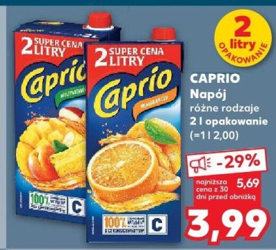 Napój różne rodzaje promocja w Kaufland