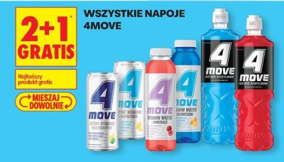 Napoje 4MOVE promocja w Biedronka