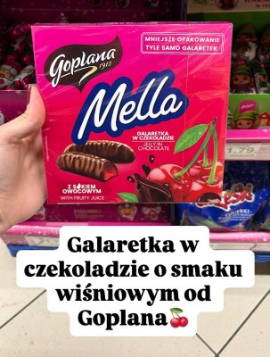 Galaretka wiśniowa Mella Goplana promocja w Dino
