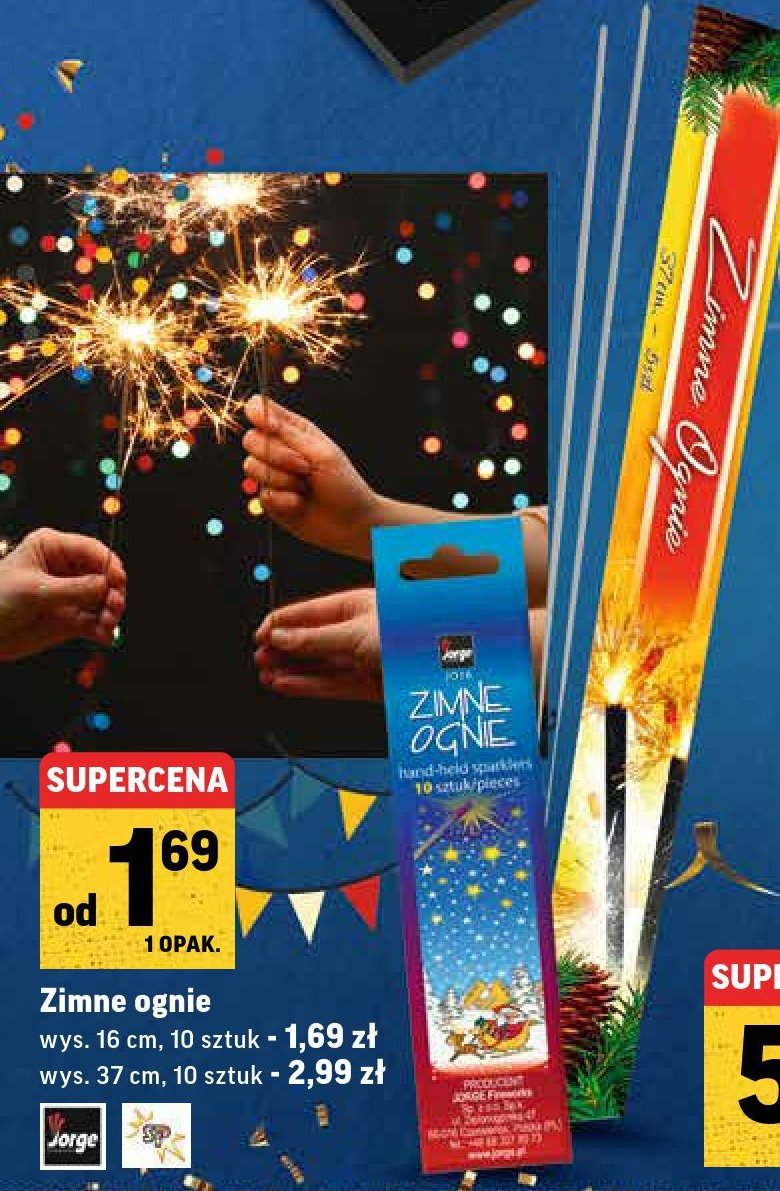 Zimne ognie 37 cm promocja
