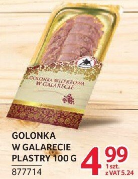 Golonka w galarecie plastry ZMB Białystok 100g promocja w Selgros