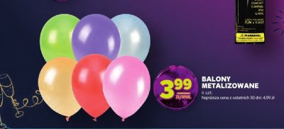 Balony metalizowane promocja w Stokrotka