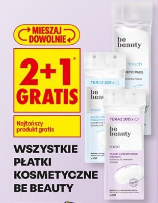 Płatki kosmetyczne Be Beauty promocja w Biedronka