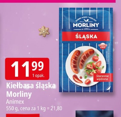Kiełbasa śląska Morliny Animex promocja w Leclerc