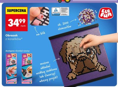 Obrazek z koralików promocja w Biedronka