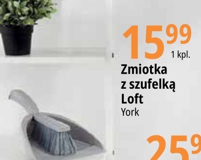 Zmiotka + szufelka loft York promocja