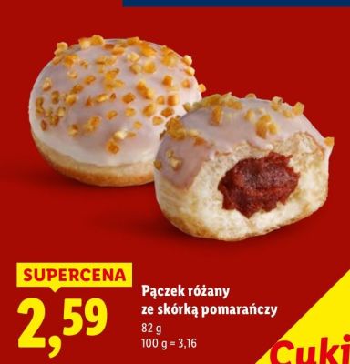 Pączek różany ze skórką pomarańczy promocja w Lidl
