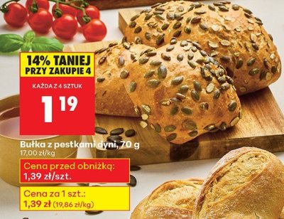 Bu艂ka z pestkami dyni promocja w Biedronka