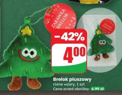 Brelok pluszowy różne wzory promocja w Dino