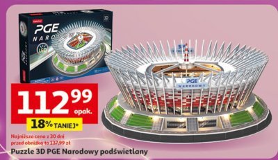 Puzzle 3D PGE Narodowy podświetlany promocja w Auchan
