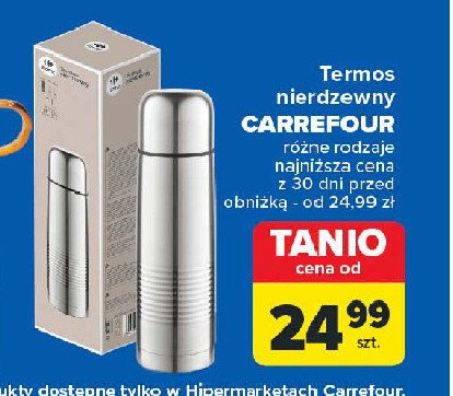 Termos 0.75l Carrefour promocja w Carrefour