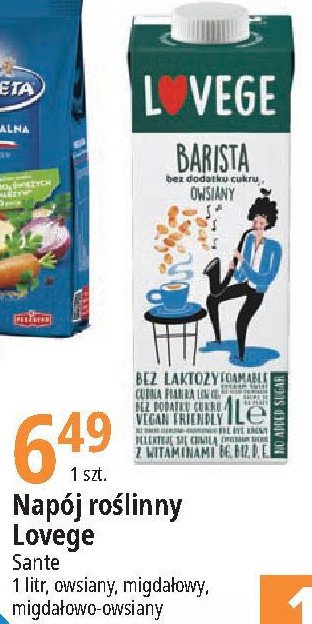 Napój barista owsiane Sante i love vege promocja w Leclerc