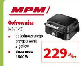Gofrownica mgo-40 Mpm product promocje