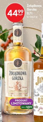 Wódka Żołądkowa Gorzka 0,7l promocja w Żabka