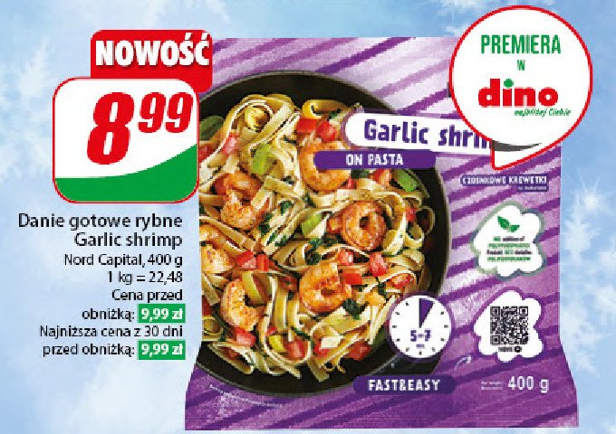Danie garlic shrimp Nord capital promocja
