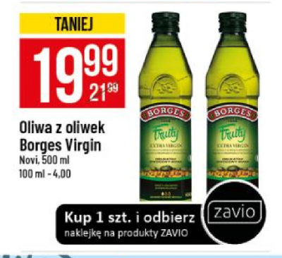 Oliwa extra virgin fruity Borges promocja
