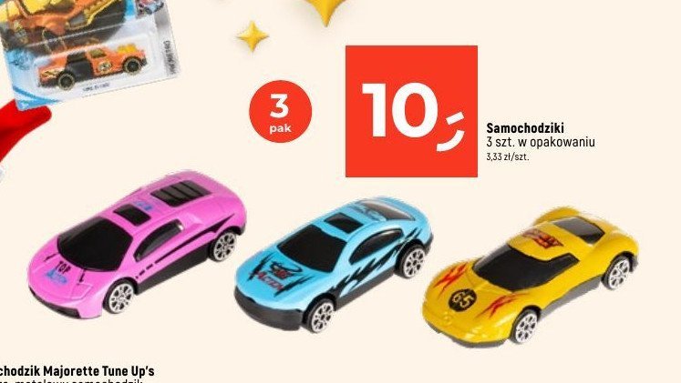 Samochodziki promocja w Dealz