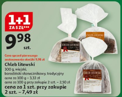 Chleb litewski promocja w Auchan