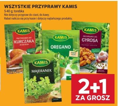 Przyprawy Kamis promocja w Stokrotka