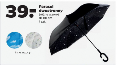 Parasol dwustronny składany odwrotnie 80 cm promocja
