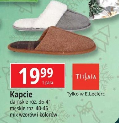 Kapcie męskie rozm. 40-46 Tissaia promocja