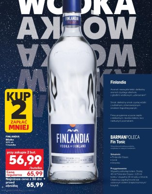 Wódka Finlandia promocja w Kaufland