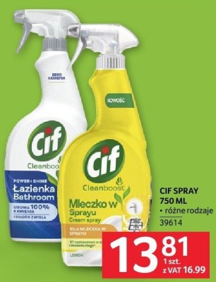 CIF SPRAY 750 ML różne rodzaje promocja w Selgros