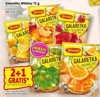 Galaretka Winiary różne rodzaje promocja w Prim Market