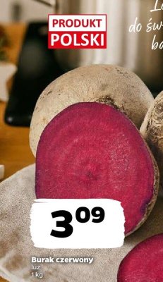 Burak czerwony luz promocja w Netto