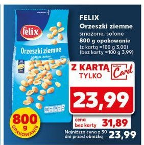 Orzeszki ziemne solone Felix promocja