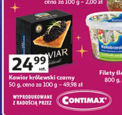 Kawior królewski czarny promocja w Auchan