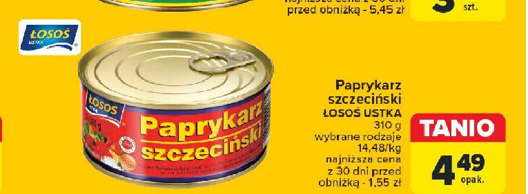 Paprykarz szczeciński Łosoś ustka promocja