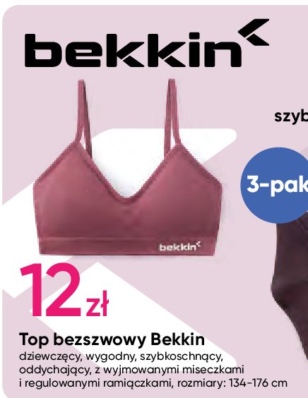 Top bezszwowy 134-176 cm Bekkin promocja