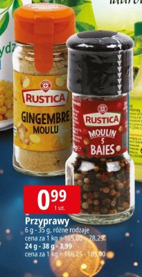 Przyprawy Rustica 6-5 g, różne rodzaje promocja w Leclerc