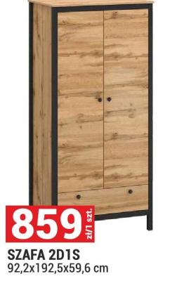 Szafa SZAFA 2D1S PALMER promocja w Merkury Market