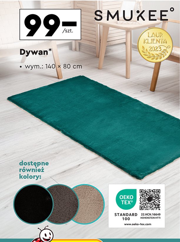 Dywan 140 x 80 cm Smukee promocja