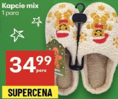 Kapcie mix promocja w Delikatesy Centrum